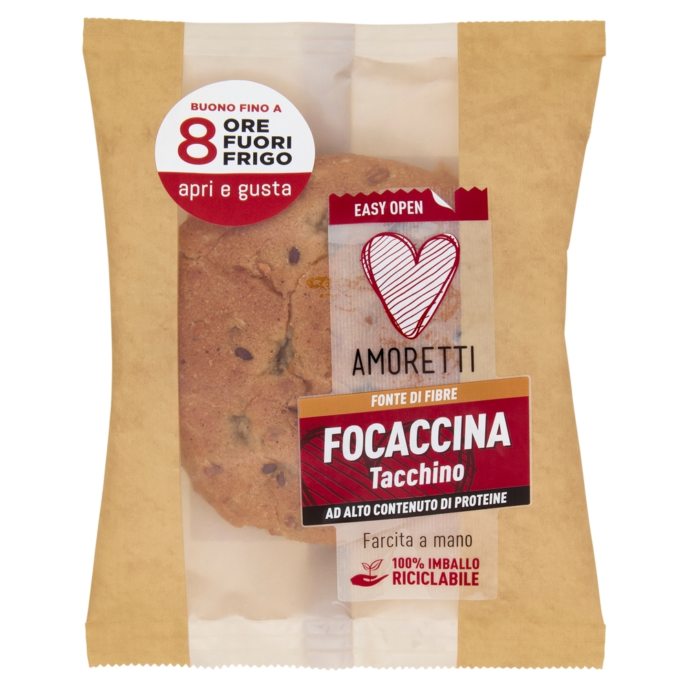 Amoretti Focaccina Tacchino 80 g